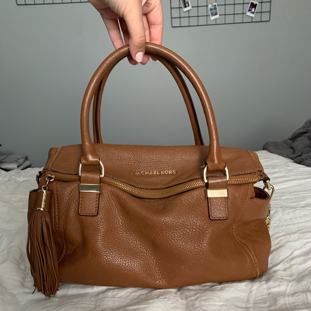 Brown Michael Kors Satchel